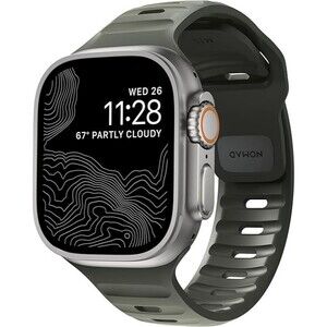 New ! Nomad Rocky Point Sport Band For Apple Watch Ash Green Color ( Just band )